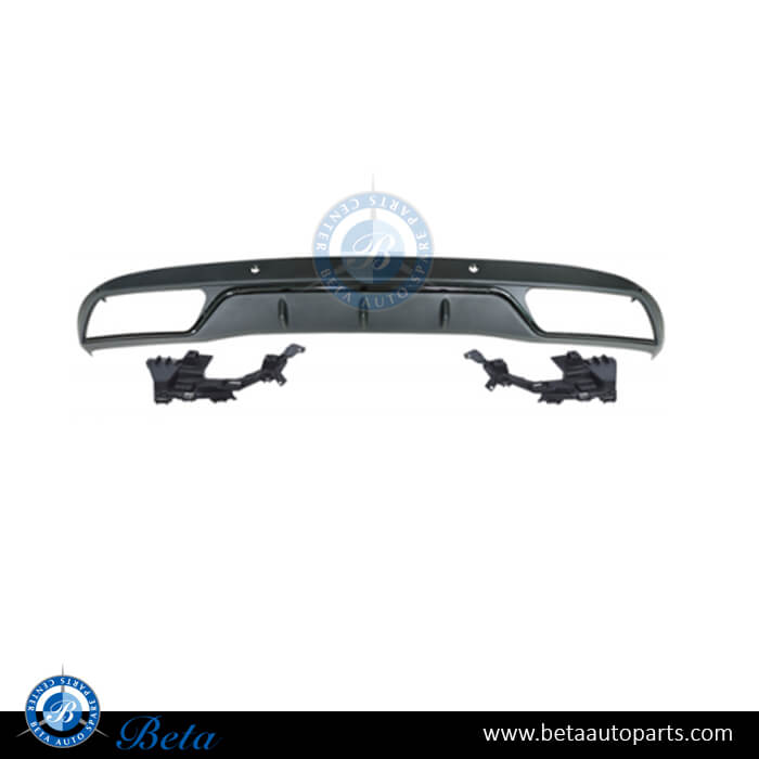 Rear Diffuser assembly AMG C63 look for Standard Black Color for Mercedes C-Class W205 2015-2018 models, Part Number 2058851538 Rear Diffuser assembly AMG C63 look for Standard Black Color for Mercedes C-Class W205 2015-2018 models, Part Number 2058851538